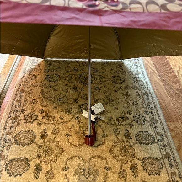 NWT Coach Mini Umbrella - Signature Cherry Print - Picture 5 of 9